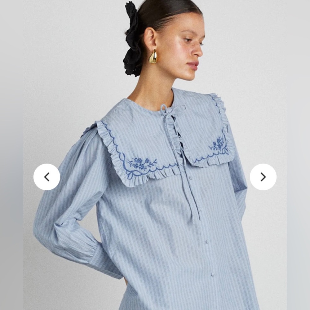 Never worn damson madder blouse! Absolutely darling!